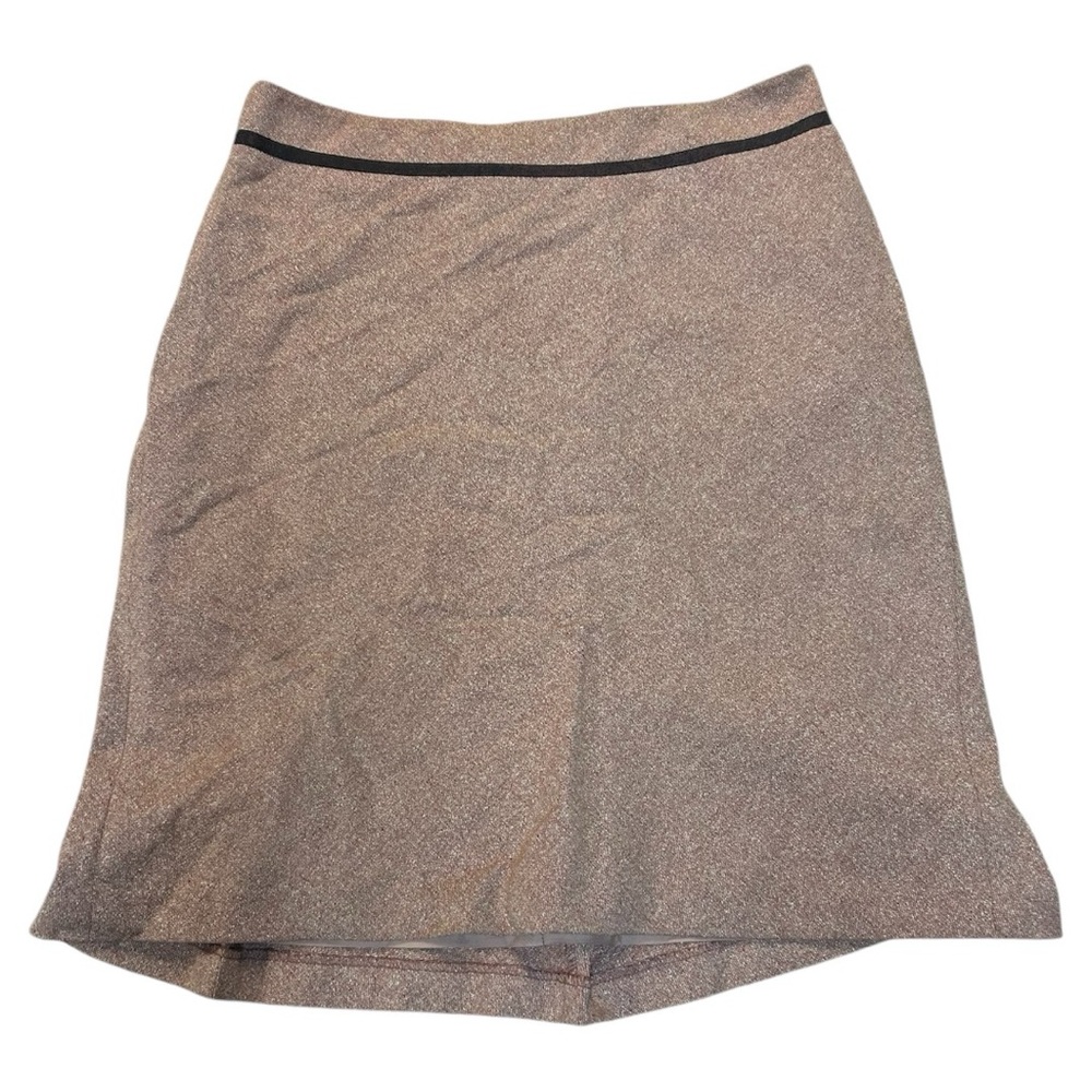 Ann Taylor Petite 8P Tan/Brown Pencil Skirt